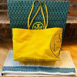 **SOLD** Tory Burch Pebbled Leather All T East West Tote